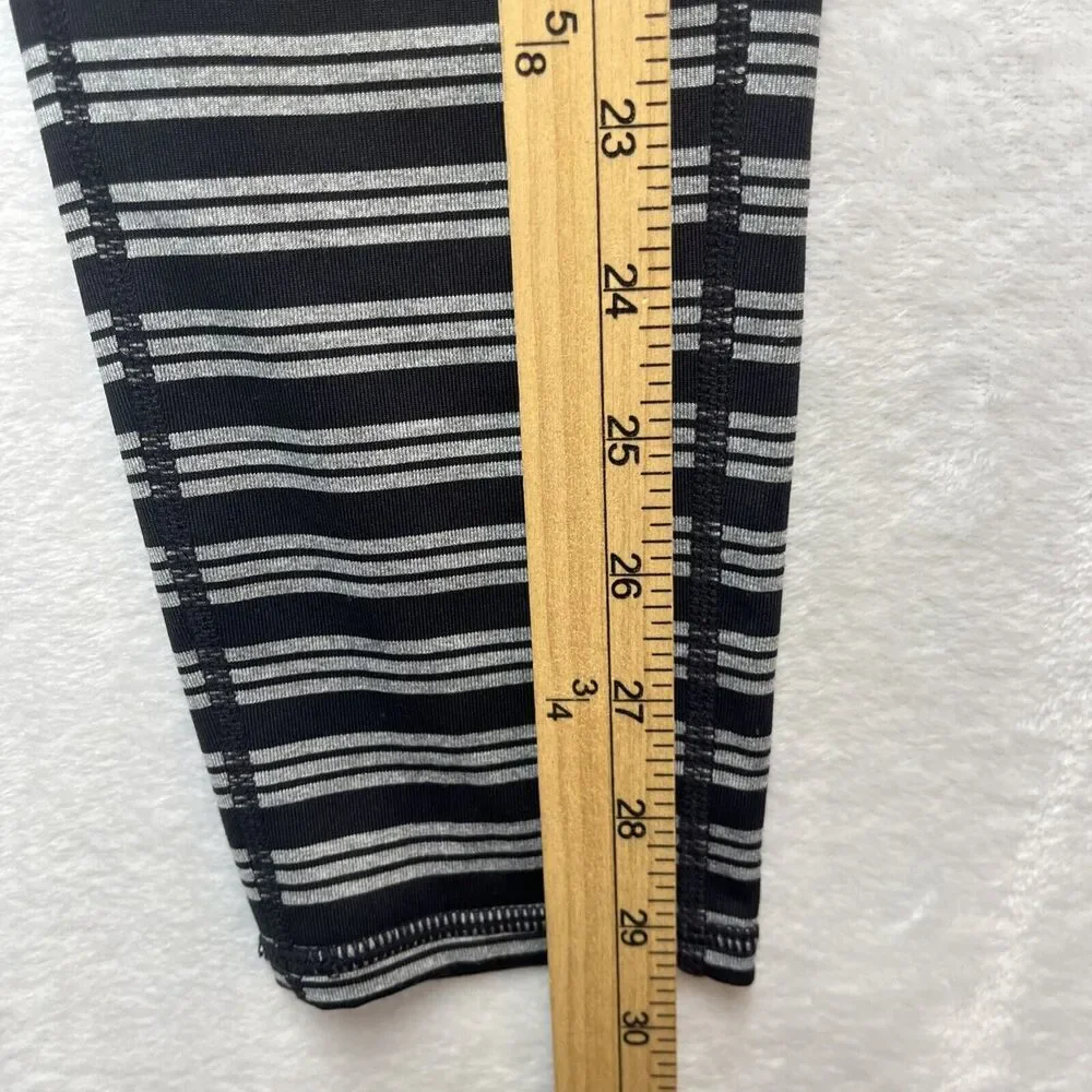 ATHLETA Chaturanga Striped Crop Leggings Women’s XXS Fitness Yoga Athletic‎